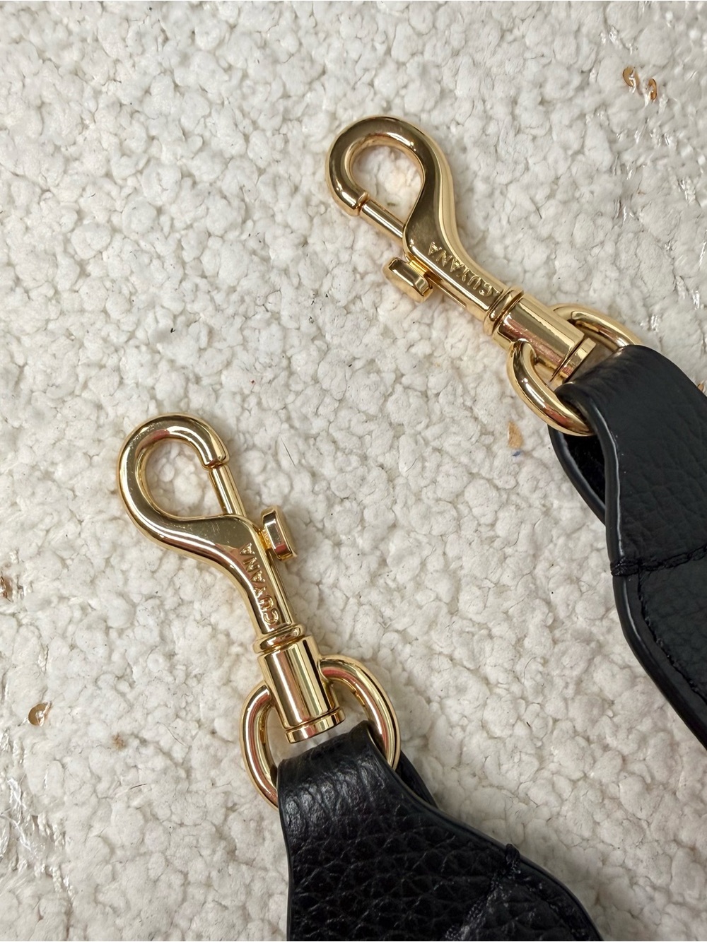 Cuyana black pebbled leather purse strap - Picture 2 of 6